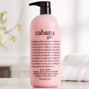 Philosophy Cabana Girl Pink Tropical Collection Bubble Bath Bodywash Shampoo NWT